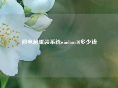 修电脑重装系统windows10多少钱